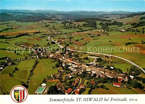 AK / Ansichtskarte St_Oswald_Freistadt Fliegeraufnahme St_Oswald_Freistadt