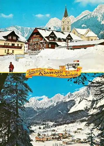 AK / Ansichtskarte Ramsau_Dachstein_Steiermark Skiparadies Ramsau_Dachstein