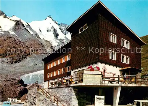 AK / Ansichtskarte Grossglockner gegen Pasterze  Grossglockner