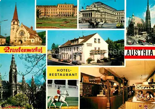 AK / Ansichtskarte Pressbaum_Niederoesterreich Hotel Restaurant Pressbaumerhof Pressbaum