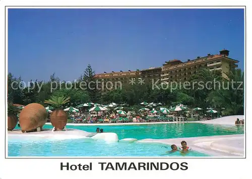 AK / Ansichtskarte Playa_de_San_Agustin_Gran_Canaria Hotel Tamarindos Schwimmbad Playa_de