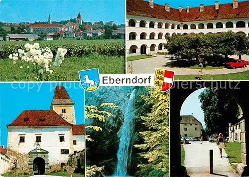 AK / Ansichtskarte Eberndorf Panorama Kloster Wasserfall Torbogen Eberndorf