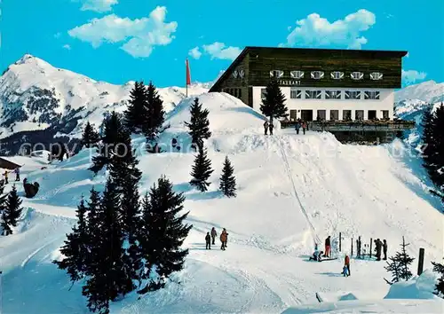 AK / Ansichtskarte Kitzbuehel_Tirol Bergstation Hahnenkamm mit Kitzbueheler Alpen Kitzbuehel Tirol