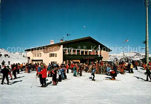 AK / Ansichtskarte Tschagguns_Vorarlberg Restaurant Grueneck Tschagguns Vorarlberg