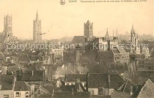 AK / Ansichtskarte Gand_Belgien Centre de la ville Chateau des Comtes Gand Belgien