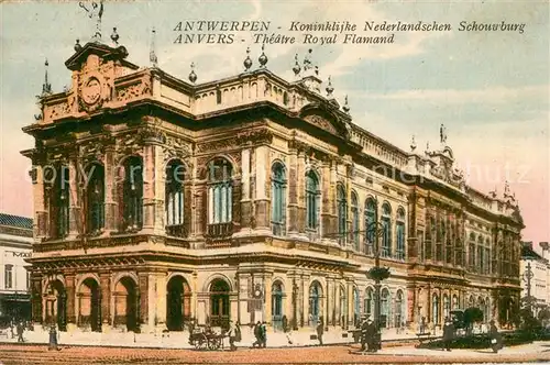 AK / Ansichtskarte Anvers_Antwerpen Theatre Royal Flamand Anvers Antwerpen