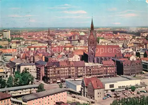 AK / Ansichtskarte Hannover Blick vom Rathaus auf Marktkirche Hannover