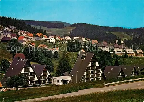 AK / Ansichtskarte Schoenwald_Schwarzwald Ortsansicht Schoenwald Schwarzwald