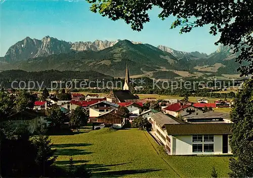 AK / Ansichtskarte Koessen_Tirol mit Kaisergebirge Koessen Tirol