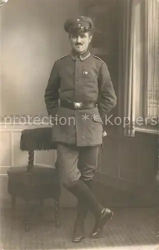 AK / Ansichtskarte Militaria_Deutschland_WK1 Uniform Carl Pfeffer 