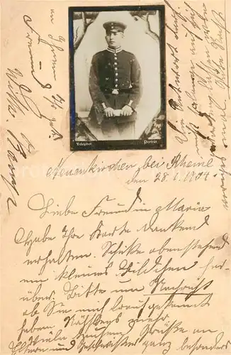 AK / Ansichtskarte Militaria_Deutschland Neuenkirchen bei Rheine Uniform Bild auf AK Militaria_Deutschland