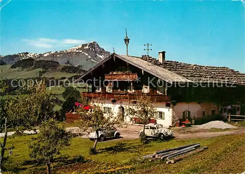 AK / Ansichtskarte Fieberbrunn_Tirol Jausenstation Hochreit Fieberbrunn Tirol