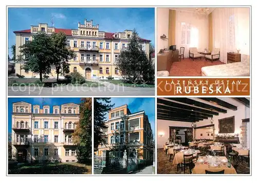AK / Ansichtskarte Frantiskovy_Lazne Hotel Rubeska Gaestezimmer Gastraum Frantiskovy_Lazne