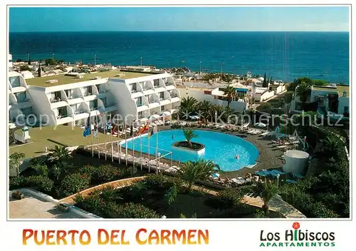 AK / Ansichtskarte Puerto_del_Carmen Los Hibiscos Fliegeraufnahme Puerto_del_Carmen