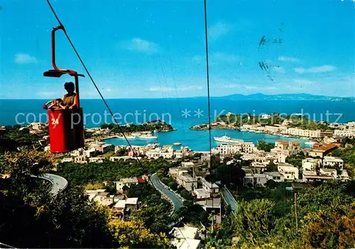 AK / Ansichtskarte Ischia_Porto Panorama Seilbahn Ischia Porto