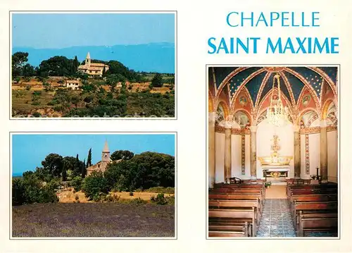 AK / Ansichtskarte Nans les Pins Chapelle Saint Maxime Interieur Nans les Pins