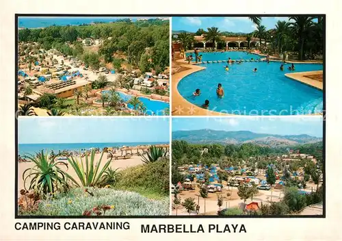 AK / Ansichtskarte Marbella_Andalucia Camping Caravaning Marbella Playa Marbella_Andalucia