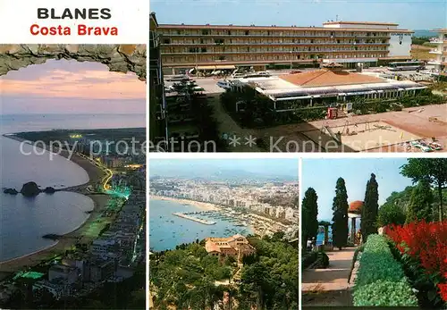 AK / Ansichtskarte Blanes Hotel Esplendid Costa Brava Strand Park Blanes