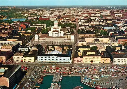 AK / Ansichtskarte Helsinki Fliegeraufnahme Helsinki