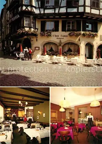 AK / Ansichtskarte Colmar_Haut_Rhin_Elsass Restaurant Chez Hansi Gastraeume Colmar_Haut_Rhin_Elsass