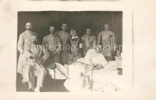 AK / Ansichtskarte Militaria_Deutschland_WK1 Halberstadt Lazarett Domklub Rotes Kreuz 