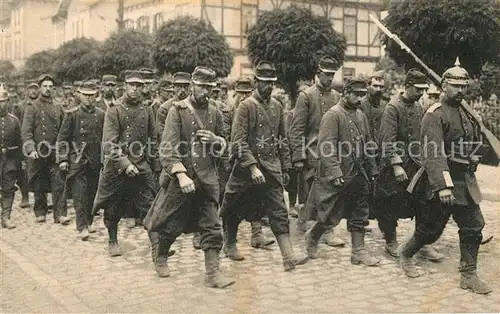 AK / Ansichtskarte Militaria_Deutschland_WK1 Ohrdruf Kriegsgefangenenlager Franzosen 