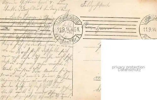 AK / Ansichtskarte Ludwigsburg_Wuerttemberg Lazarett WK1 Ludwigsburg Wuerttemberg