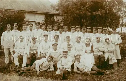 AK / Ansichtskarte Strausberg_Brandenburg Gruppenfoto WK1 Strausberg Brandenburg