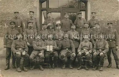 AK / Ansichtskarte Militaria_Deutschland_WK1 Bayern Muenchen Gruppenfoto  