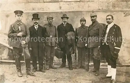 AK / Ansichtskarte Militaria_Deutschland_WK1 Wuelfingerode Sollstedt Uniformen 