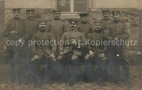 AK / Ansichtskarte Militaria_Deutschland_WK1 Gruppenfoto Erfurt 