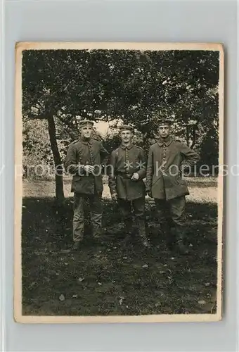 AK / Ansichtskarte Militaria_Deutschland_WK1 Uniformen Infanterie Regiment Landwehr  