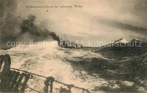 AK / Ansichtskarte Militaria_Deutschland_WK1 Marine Hochseetorpedoboot 1. Division 