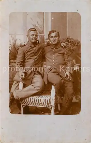 AK / Ansichtskarte Militaria_Deutschland_WK1 Infanterie Regiment Uniformen 