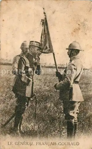 AK / Ansichtskarte Militaria_Frankreich_WK1 General Gouraud 