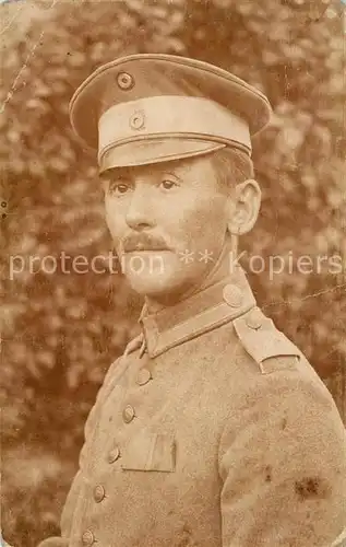 AK / Ansichtskarte Militaria_Deutschland_WK1 Landwehr Uniform 