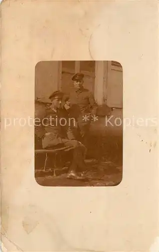 AK / Ansichtskarte Militaria_Deutschland_WK1 Uniformen Landsturm 