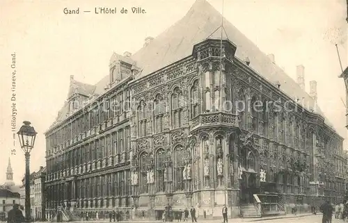 AK / Ansichtskarte Gand_Belgien Hotel de Ville Gand Belgien
