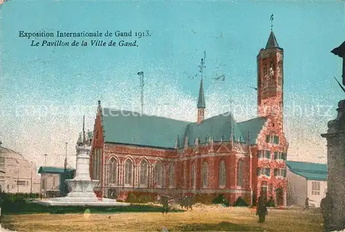 AK / Ansichtskarte Gand_Belgien Exposition Internationale Pavillon de la Ville de Gand Gand Belgien