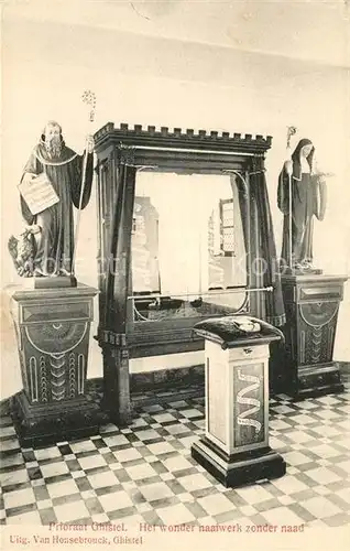 AK / Ansichtskarte Ghistel Prioraat het wonder naaiwerk zonder naad Ghistel