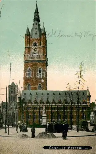 AK / Ansichtskarte Gand_Belgien Le Beffroi Gand Belgien