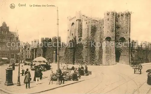 AK / Ansichtskarte Gand_Belgien Chateau des Comtes Gand Belgien