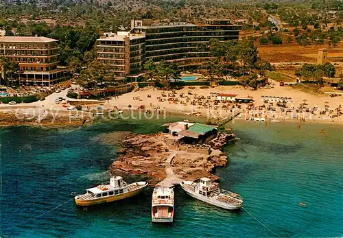 AK / Ansichtskarte Camp_de_Mar Fliegeraufnahme Strand Boote Camp_de_Mar