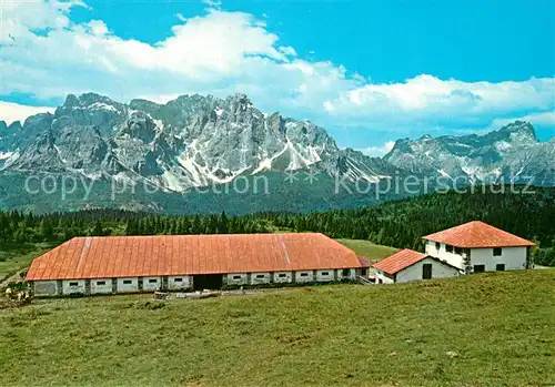 AK / Ansichtskarte Sesto_Sexten_Suedtirol Gruppo tre Scarperi Elferkofel Sesto_Sexten_Suedtirol