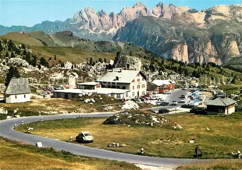 AK / Ansichtskarte Sellajochhaus Dolomiten  Rifugio Passo Sella Sellajochhaus