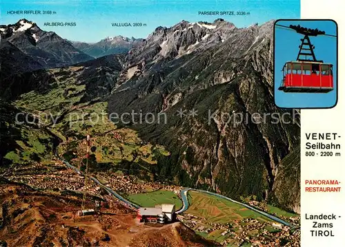 AK / Ansichtskarte Zams Venet Seilbahn Talstation Zams Landeck Zams
