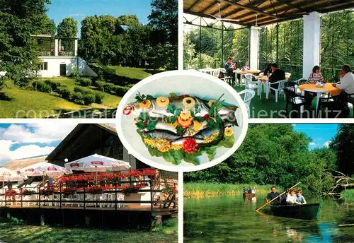 AK / Ansichtskarte Krutyn Restaurant Boote Krutyn