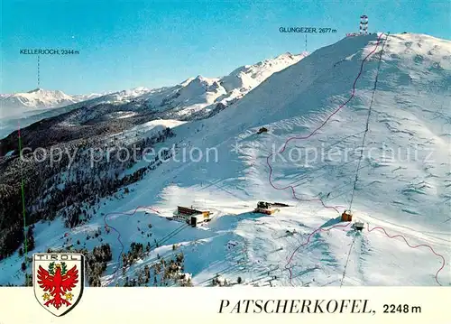 AK / Ansichtskarte Patscherkofel Seilbahn Bergstation Schutzhaus Igls Patscherkofel