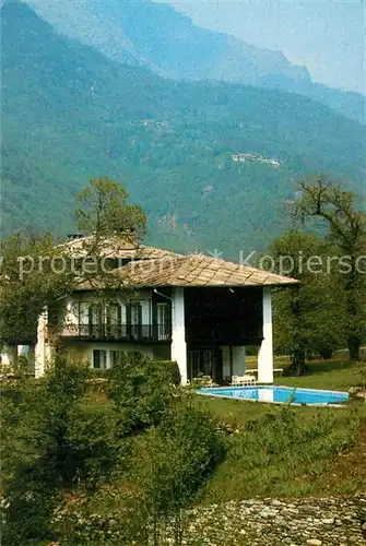 AK / Ansichtskarte Villar_Pellice Il Castagneto mit Pool Villar_Pellice