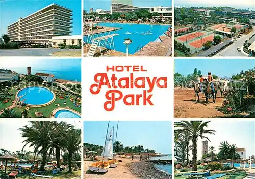 AK / Ansichtskarte Marbella_Andalucia Hotel Antalya Park Varias vistas Marbella_Andalucia